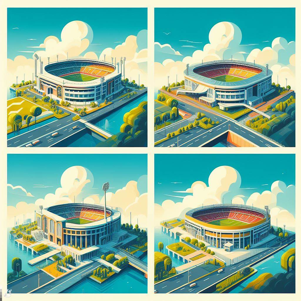 The National team Stadium in Cambodia