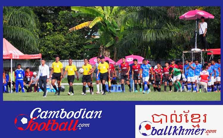 premiers matchs de la Super Coupe de Battambang 2023 Premiers matchs de football provincial cambodgien de la Super Coupe de